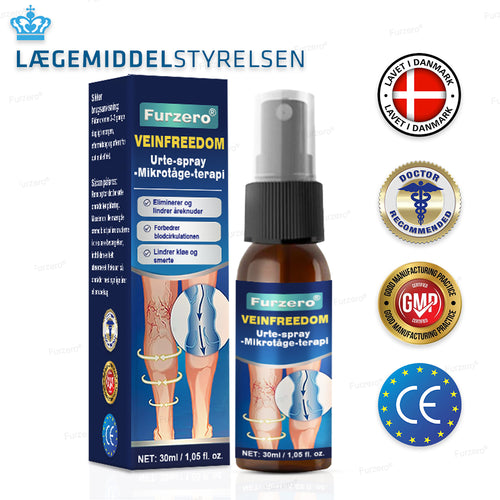 🔥Lavet og sendt fra Danmark🌿Furzero® VeinFreedom Urte-spray - Mikrotåge-terapi