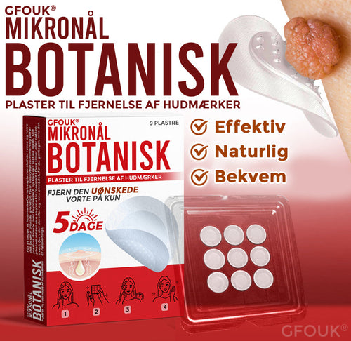 GFOUK® Botanisk Mikronålplaster til fjernelse af hudmærker (danish)